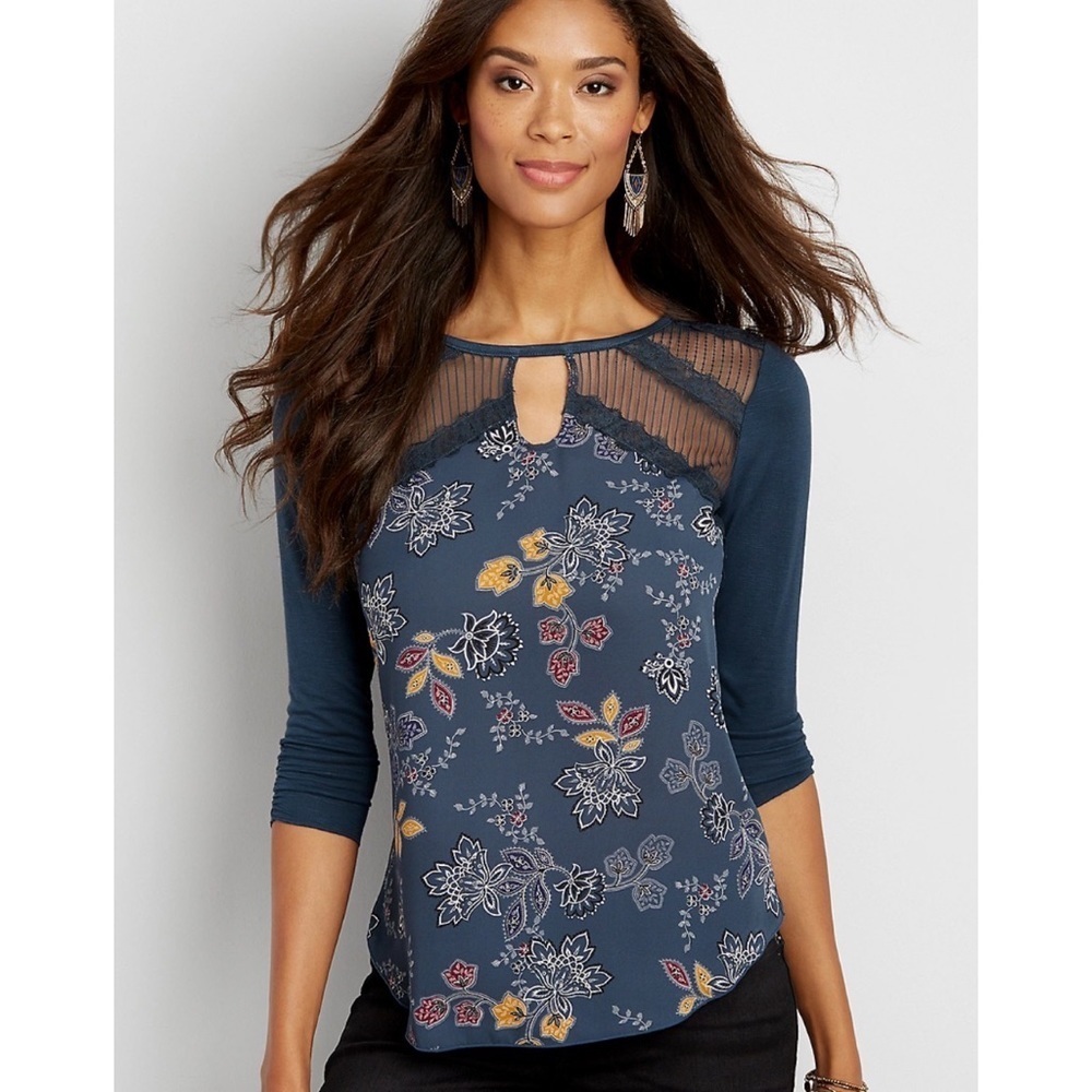 Maurices blue top